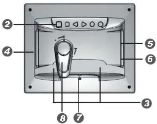 Labeled diagram of a device interior with numbered components for identification