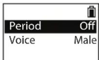 RCA S2102 - To activate voice prompts to remind you the time passed or remains: - 2