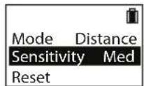 RCA S2102 - To change the sensitivity of pedometer: - 1