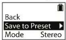 RCA S2102 - To store the currently playing station as a preset: - 1