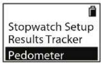 RCA S2102 - To activate the pedometer: - 1