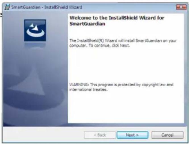 SmartGuardian - InstallShield Wizard Welcome to the InstallShield Wizard for SmartGuardian The InstallShield(R) Wizard will install SmartGuardian on your computer. To continue, click Next. WARNING: This program is protected by copyright law and international treaties.