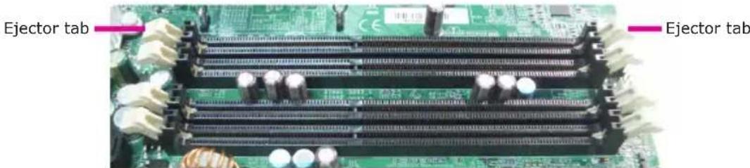 Ejector tab Ejector tab
