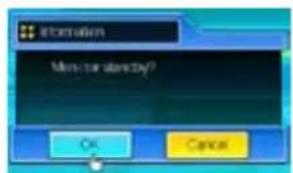 Information Min: no standby? OK Cancel
