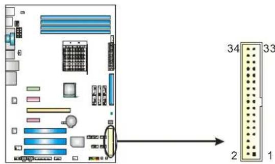 BIOSTAR TF8200 A2+ - FDD1: Floppy Disk Connector - 1