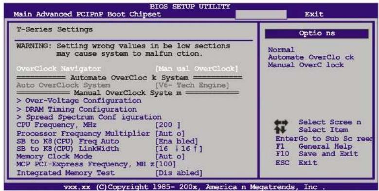BIOSTAR TF8200 A2+ - Manual Overclock System (M.O.S.) - 2
