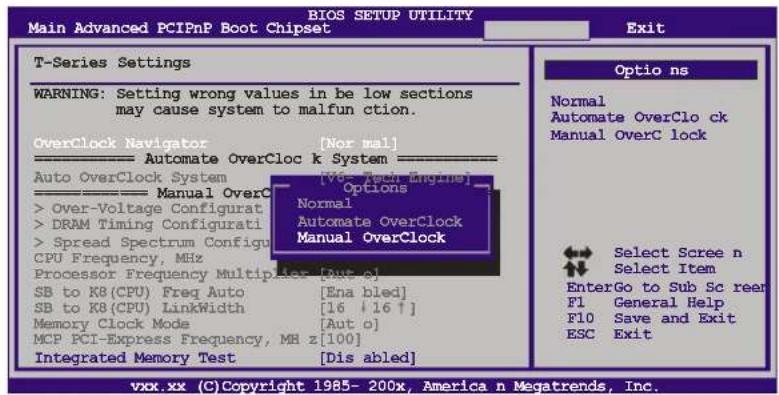 BIOSTAR TF8200 A2+ - Manual Overclock System (M.O.S.) - 1