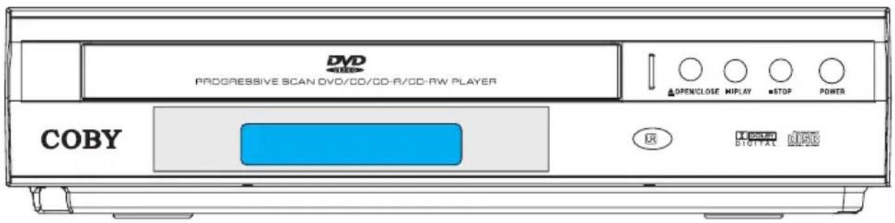 COBY DVD514 - Compact 5.1-Channel Progressive Scan DVD Player - 1