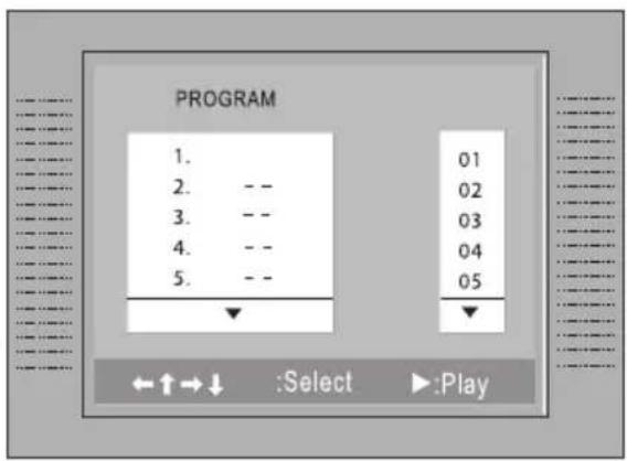 COBY DVD514 - CD Program Mode - 1