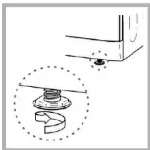 HOTPOINT TVF760K - Levelling your dryer - 2