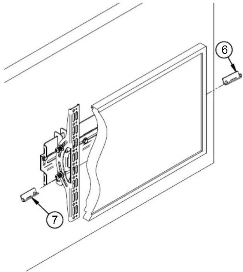 Technical diagram showing a mechanical assembly with labeled parts 7 and 6, likely illustrating a component or assembly.