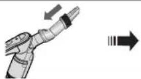 Illustration of a robotic arm with directional arrows indicating movement.