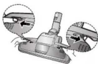 Mechanical component diagram showing a lever mechanism with two views of the lever (no text or symbols present).