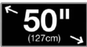50" (127cm)