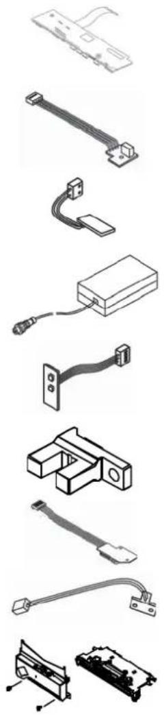 SATO CT412IDT - Item Name · Parts Code · Diagram Appearance No in 1 Machine Replacement Period - 1