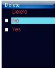 Delete Delete ■ No ■ Yes