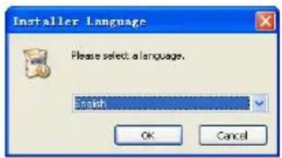 Installer Language Please select: a language. English OK Cancel