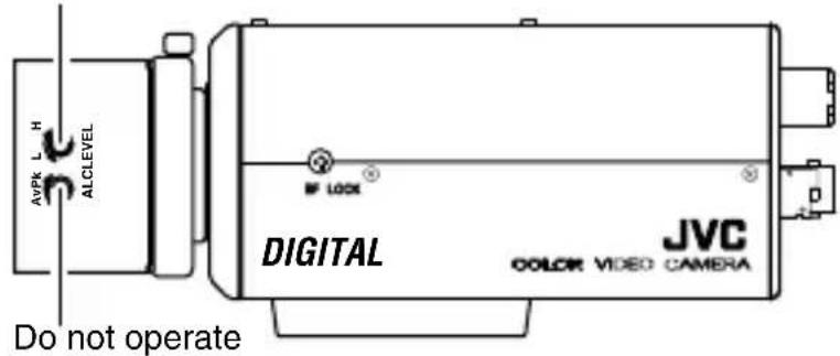 AVPK L H ALCLEVEL DO NOT operate DIGITAL JVC COLOR VIDEO CAMERA