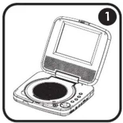 COBY TF-DVD5605 - PACKAGE CONTENTS - 1