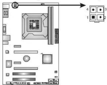 BIOSTAR TH61A - ATXPWR2: ATX Power Source Connector - 1