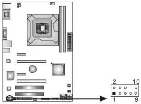 BIOSTAR TH61A - F\_AUDIO1: Front Panel Audio Header - 1