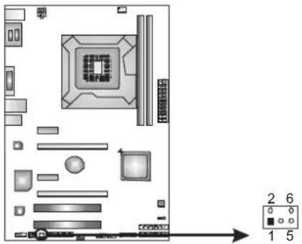 BIOSTAR TH61A - CIR1: Consumer IR Connector - 1