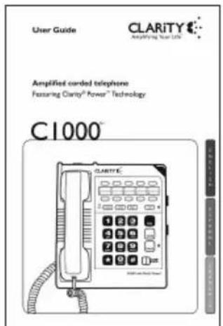 Clarity C1000 - CONTENTS & PARTS CHECKLIST - 6