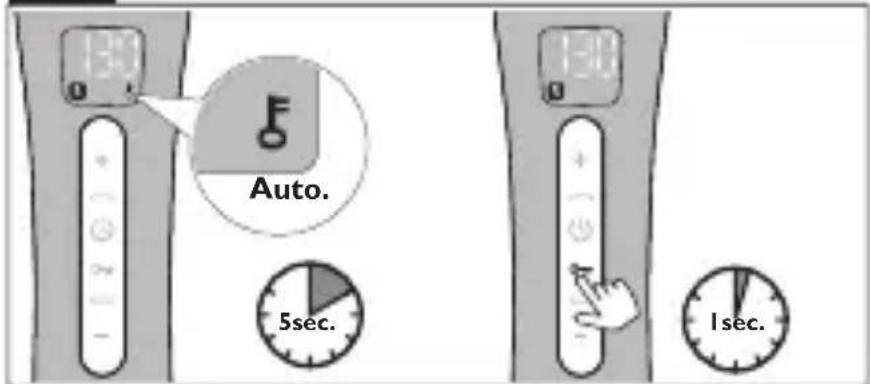 Auto. 5sec. 1sec.