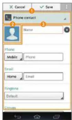 PANTECH Discover - Creating Contacts - 1