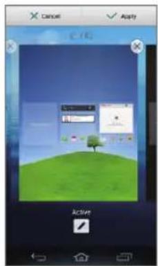 PANTECH Discover - Changing the Home screen Theme - 1