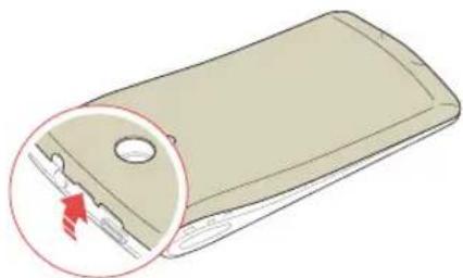 PANTECH Discover - Inserting the Battery - 1