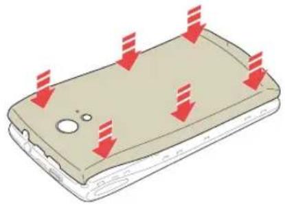 PANTECH Discover - Inserting the Battery - 3