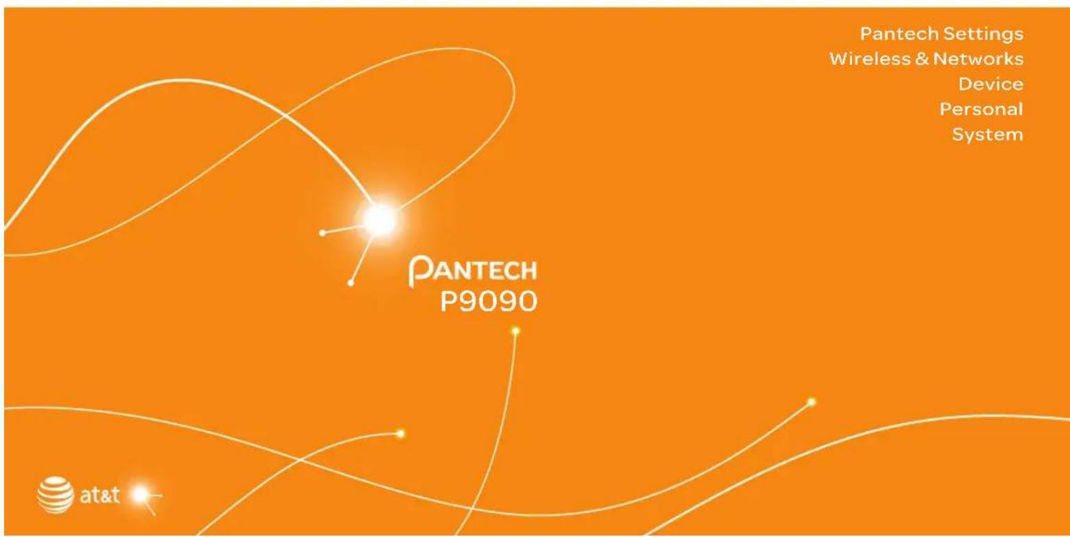 PANTECH Discover - SETTINGS - 1