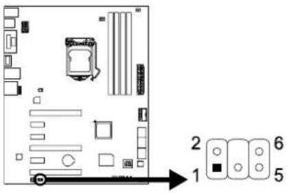 BIOSTAR Hi-Fi Z87X 3D - CIR1: Consumer IR Header - 1