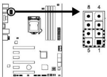 BIOSTAR Hi-Fi Z87X 3D - ATXPWR2: ATX Power Source Connector - 1