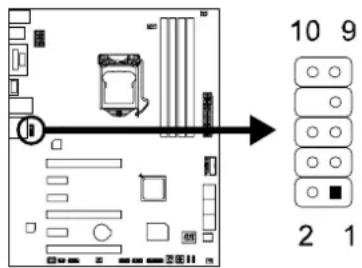 BIOSTAR Hi-Fi Z87X 3D - F\_AUDIO1: Front Panel Audio Header - 1