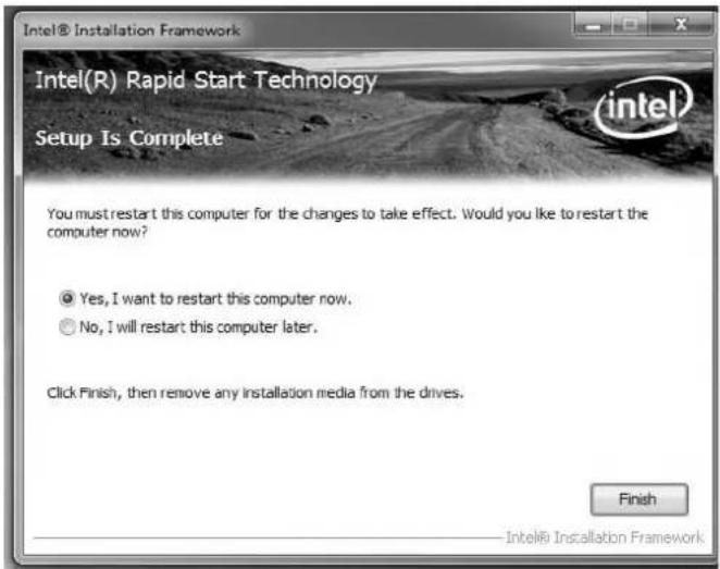 BIOSTAR Hi-Fi Z87X 3D - Step 3: Installing Intel® Rapid Start Application - 3