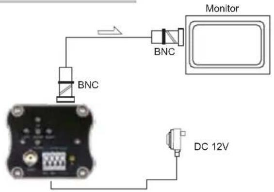 Monitor BNC BNC DC 12V