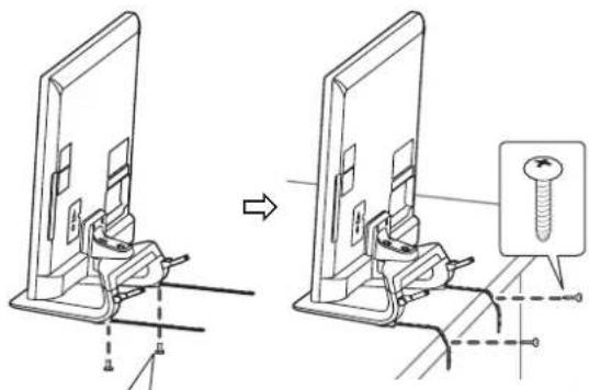 Technical diagram showing a mechanical assembly before and after modification, with labeled parts and directional arrows indicating transformation.