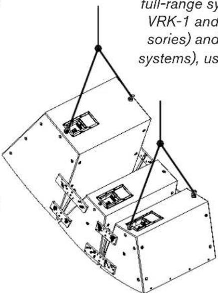 Full-range system, VRK-1 and accessories, and systems, use
