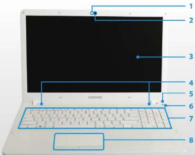 SAMSUNG NT450R5G-X54 - 앞면 - 2