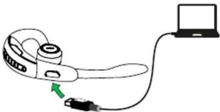 JABRA Motion UC+ MS - CHARGING USING THE MICRO-USB CABLE - 1