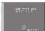 PANASONIC TY-LA1000 - ■ Lamp time reset procedure - 3