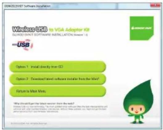 DUAL2013VNET Software Installation Wireless USB to VGA Adopter Kit (NURO) (NAVIET SOFTWARE INSTALLATION Wizard 1.8) USB Options 1: Install directly from OD Options 2: Download/Stored software installed from the Web Return to Max Menu *What should get the latest version from the web? Windows USB is your technology. It's most popular than software then the next implementation and software will be installed in Windows OS environments. However, We will continue to get up the next software on the platform. Please click this dialog.