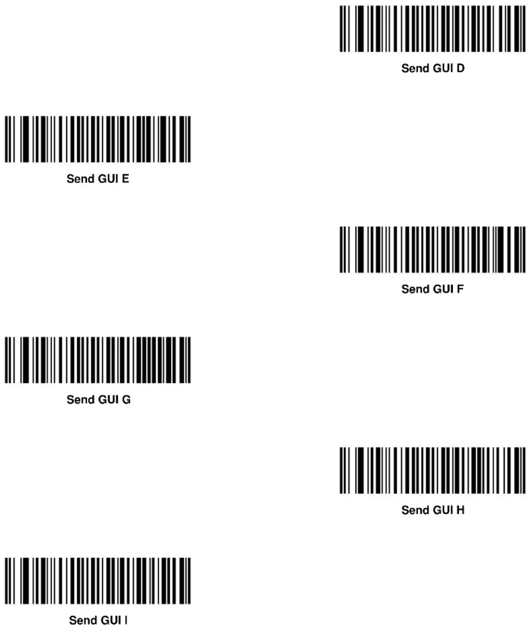 MOTOROLA MS1207WA - Send Graphic User Interface (GUI) Characters - 14