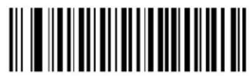Black and white barcode image with vertical lines and a central dot