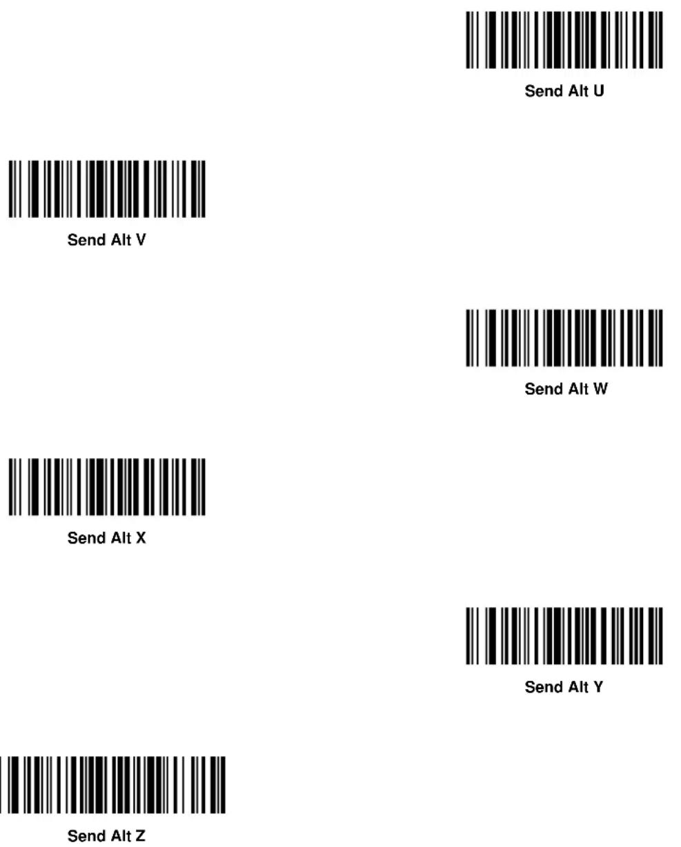 MOTOROLA MS1207WA - Keyboard Characters - 87