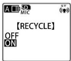 SANYO Xacti ICR-EH800D - Turning on/off the recycle bin function - 1