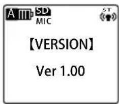SANYO Xacti ICR-EH800D - Checking the version - 1