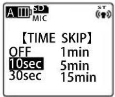 A III SD MIC 【TIME SKIP】 OFF 1min 10sec 5min 30sec 15min